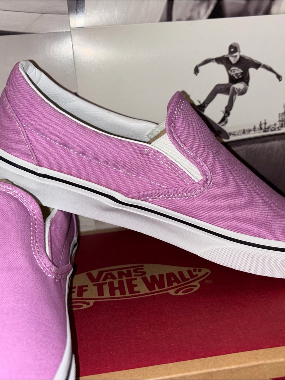 Vans Classic Slip On sz 8.0 Men’s 9.5 Woman - Picture 4 of 11